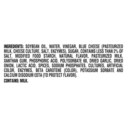 Kraft Chunky Blue Cheese Dressing – Chunky Picnic Topper for Wedge Salads and Sandwiches in the Park