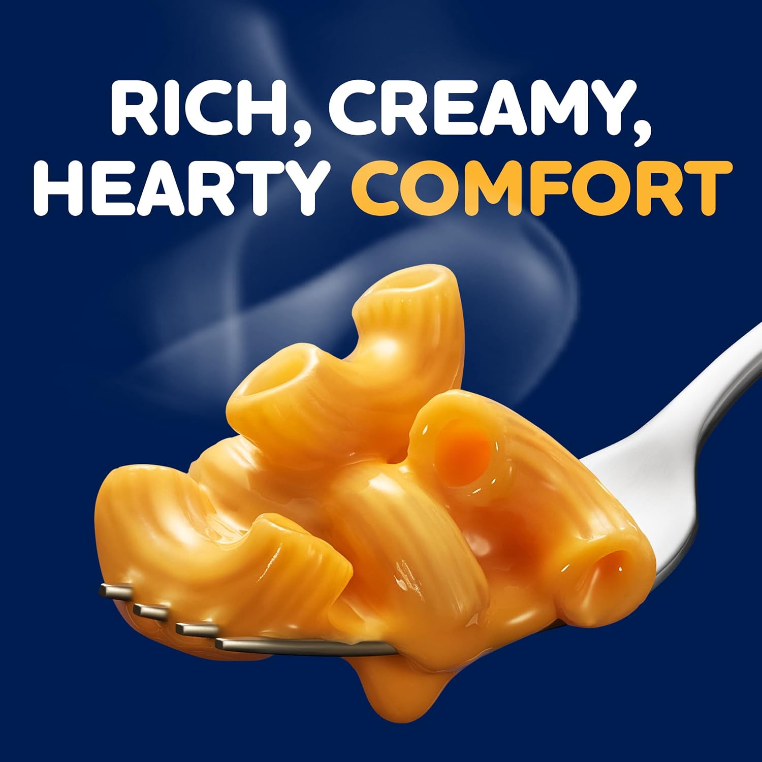 Kraft Deluxe Original Mac & Cheese – Real Cheese Comfort Food Without Artificial Dyes, 3 Pack