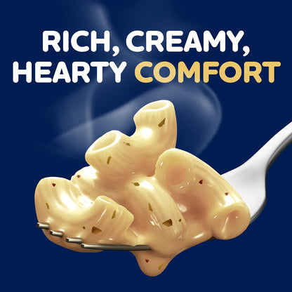 Kraft Deluxe White Cheddar Garlic & Herbs Mac and Cheese – No Artificial Dyes Family Dinner, Parent-Approved Macaroni