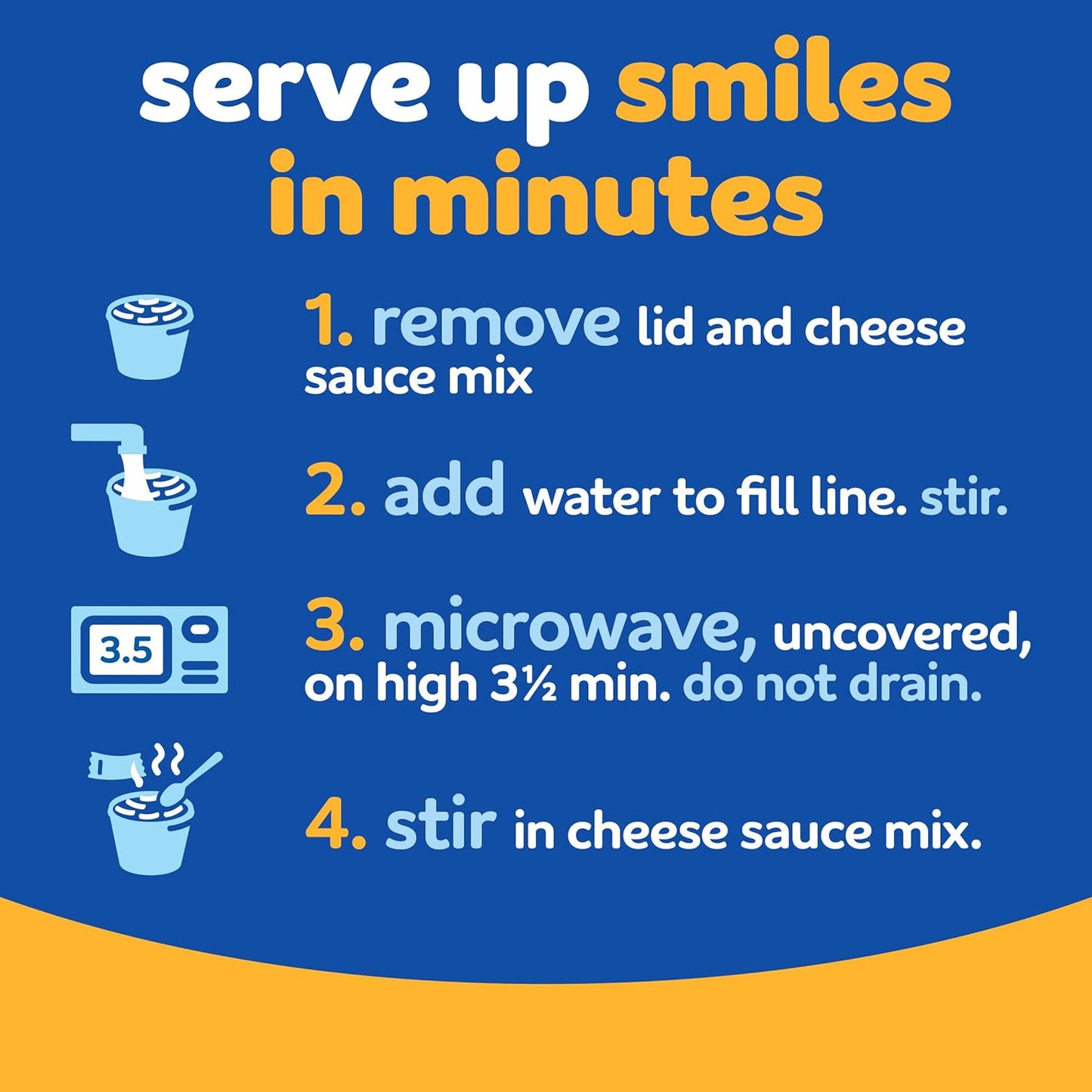 Kraft Mac & Cheese 2.05 oz Cups – Easy Kids Dinner Under 5 Minutes, Microwave-Ready