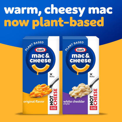 Kraft NotCo Plant Based Mac & Cheese – Fast Weeknight Dairy-Free Dinner for Time-Strapped Apartment Cooking, 6 oz Box