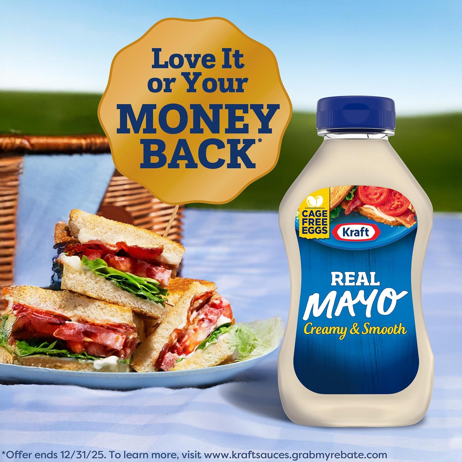 Kraft Real Mayo – Durable Squeeze Bottle for Picnic Tables, Patio Suppers, and Backyard Cookouts