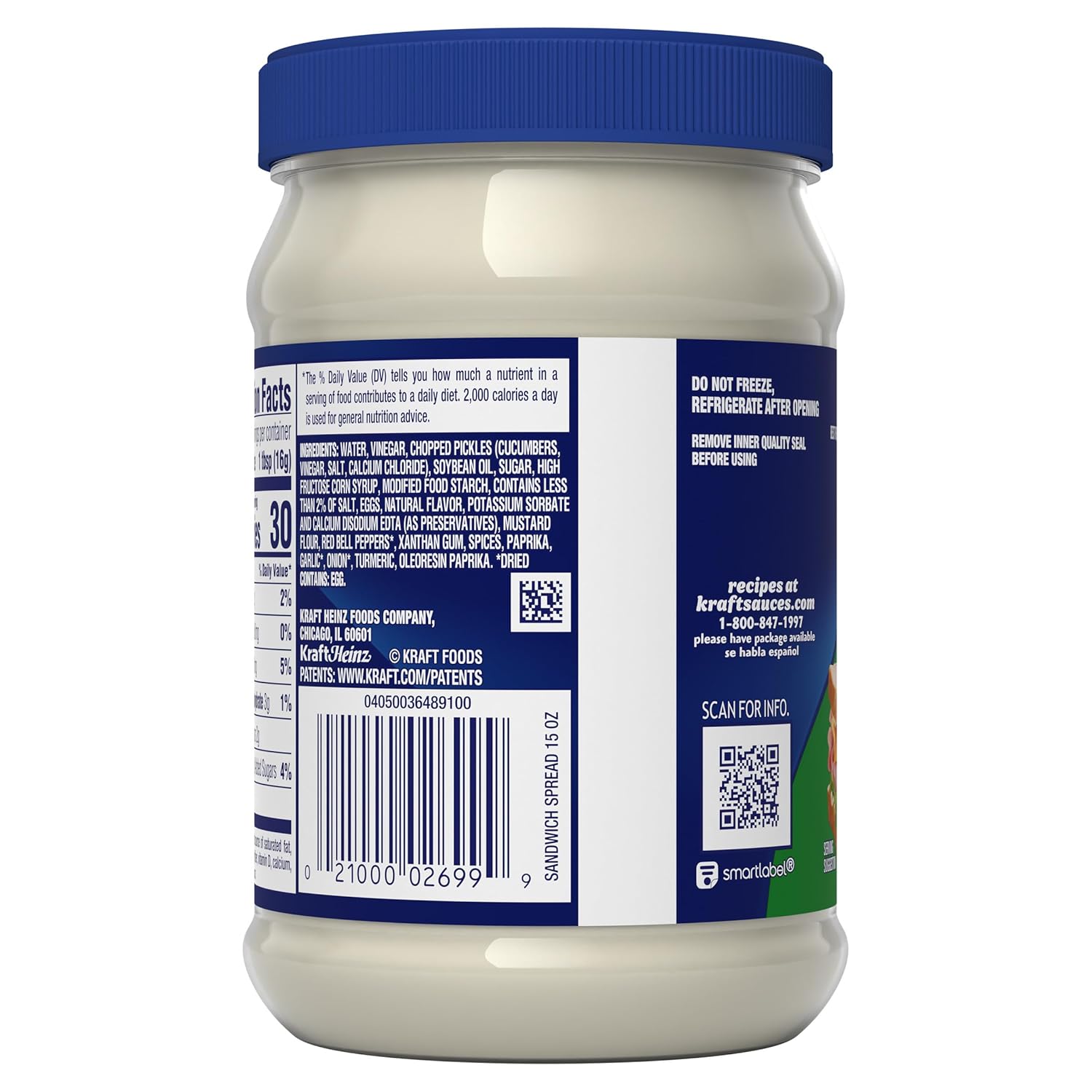 Kraft Sandwich Spread – Essential Spread for Minimalist Kitchens, No Extra Ingredients Needed