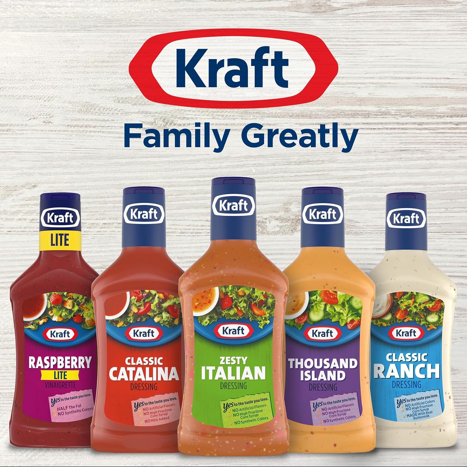 Kraft Zesty Italian Dressing – Diet Friendly Marinade for Meal Prep Sundays