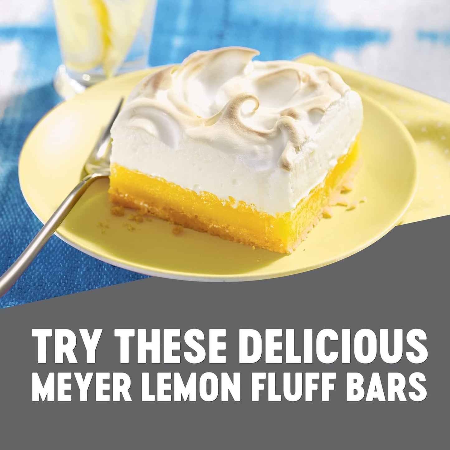 Krusteaz Meyer Lemon Bar Mix – Valentine's Day Gift for Her, Homemade-Style Dessert in Minutes