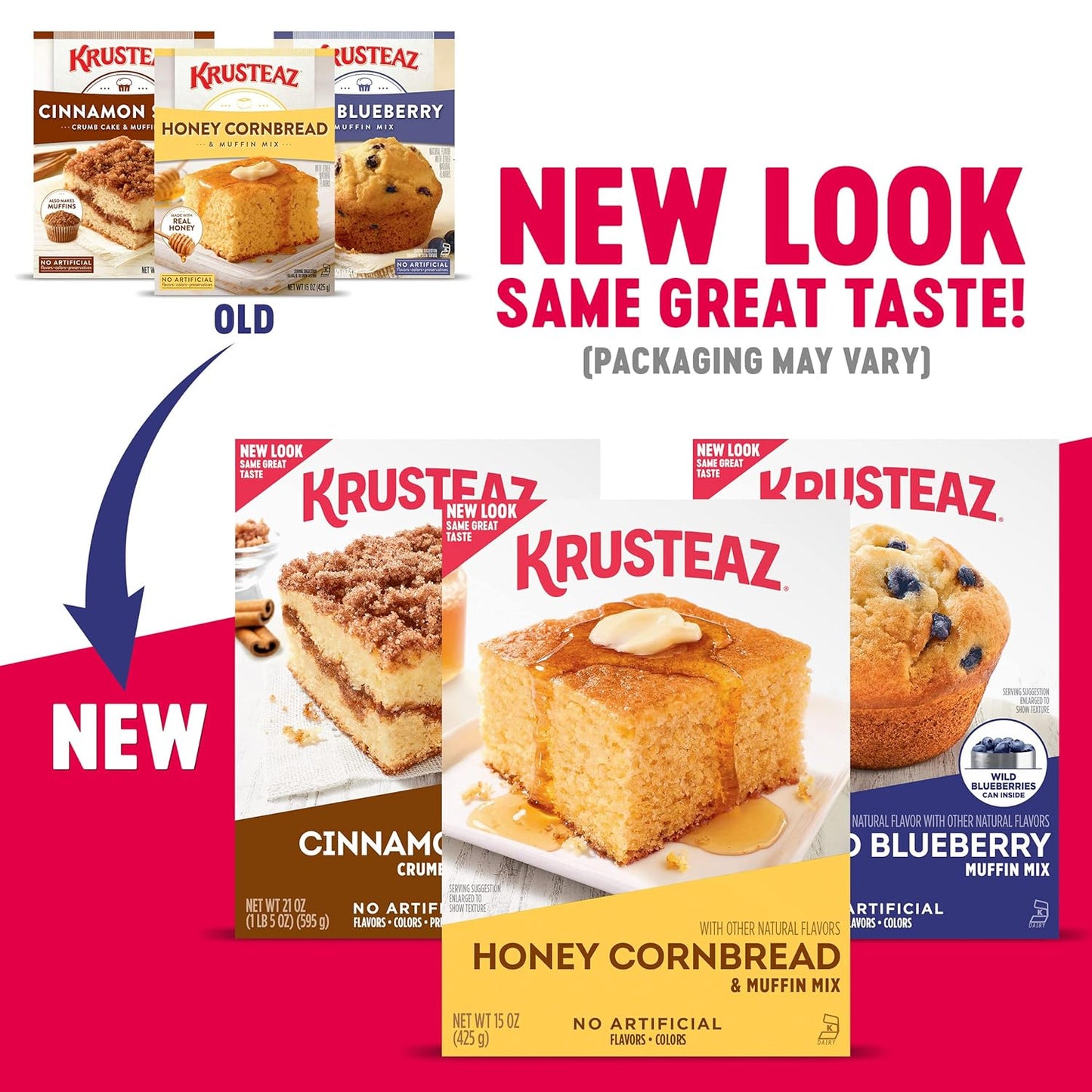 Krusteaz Meyer Lemon Bar Mix – Valentine's Day Gift for Her, Homemade-Style Dessert in Minutes