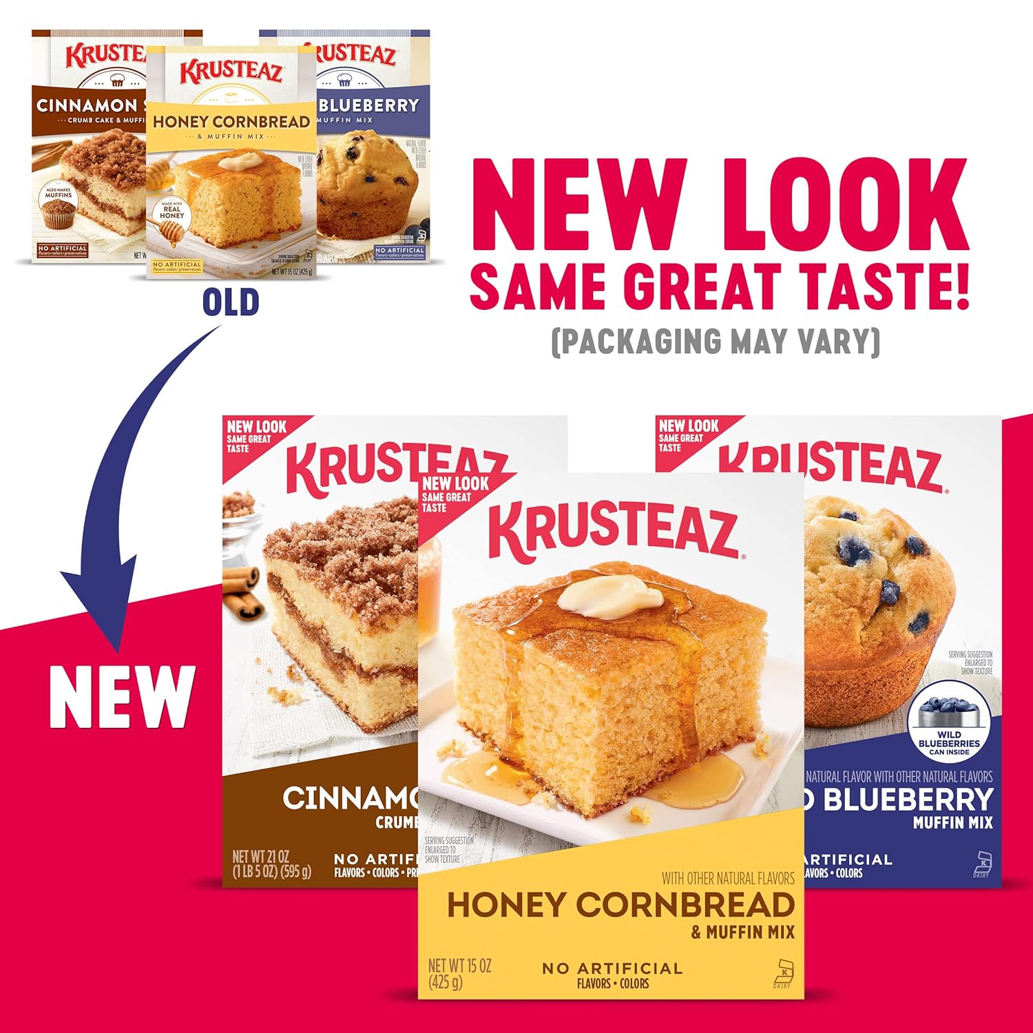 Krusteaz Meyer Lemon Bar Mix – Valentine's Day Gift for Her, Homemade-Style Dessert in Minutes