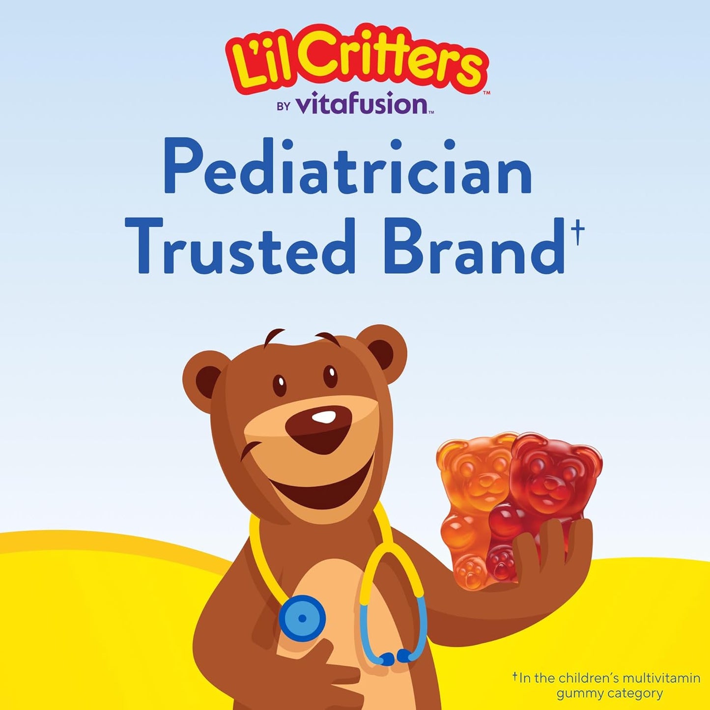 L'il Critters Gummy Vites – Pediatrician-Recommended Safe Kids Multivitamin for Ages 2+