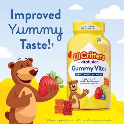 L'il Critters Gummy Vites – Pediatrician-Recommended Safe Kids Multivitamin for Ages 2+