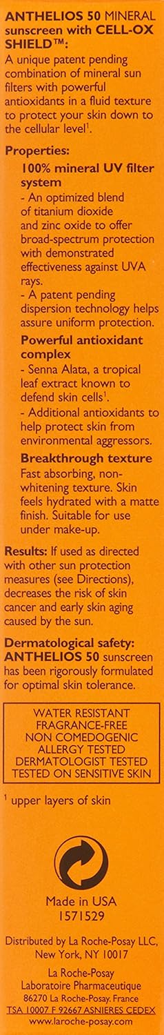 La Roche-Posay Anthelios Tinted Mineral Sunscreen – Self-Care Vanity Essential, Calming SPF Ritual for Sensitive Skin
