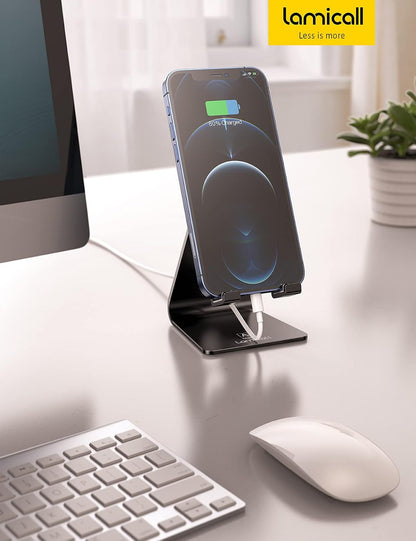 Lamicall Polished Phone Stand – Kitchen Counter Decor That Doubles as a Hands-Free Recipe Viewer
