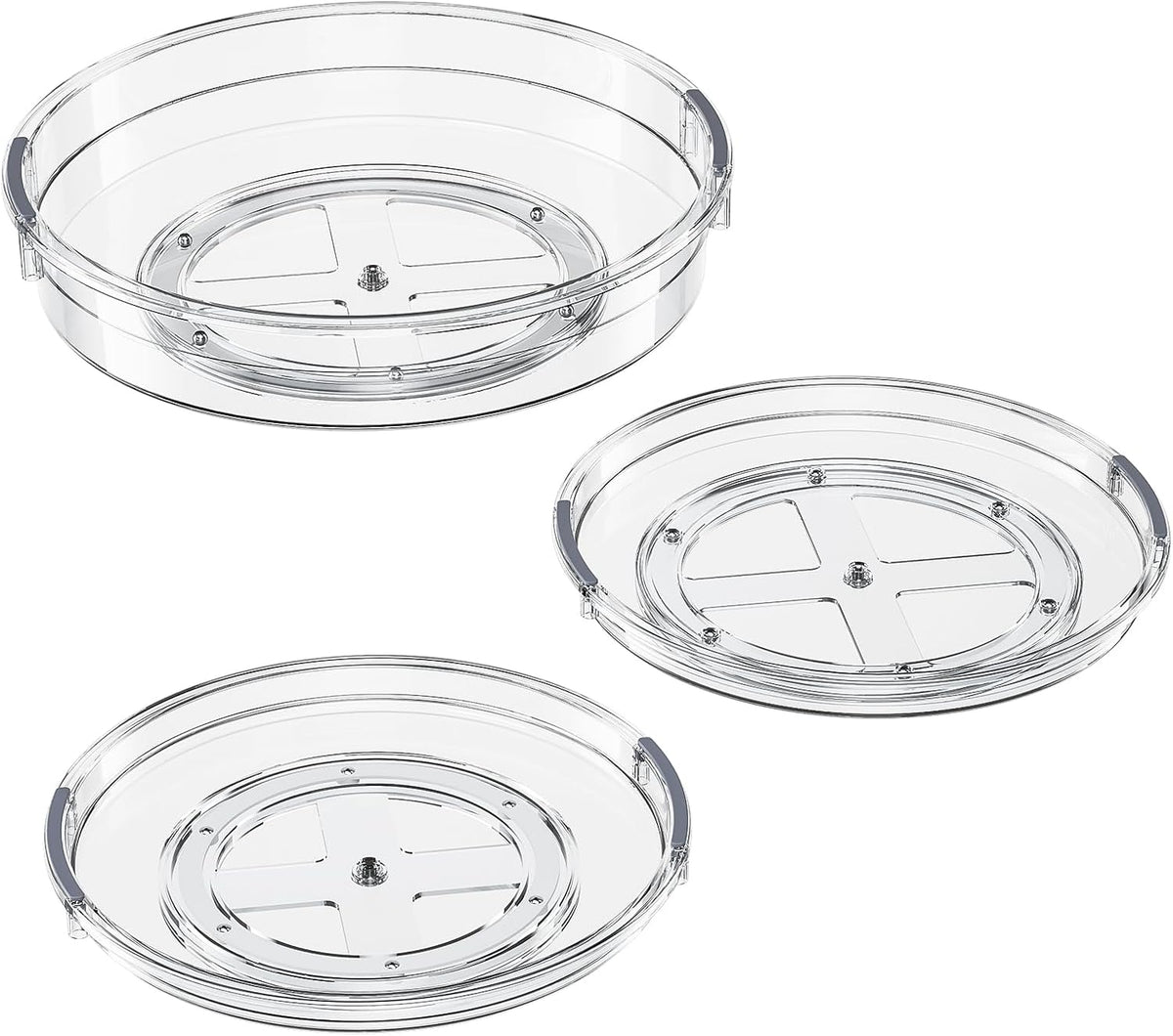 LAMU Spinning Display Tray – 12 Inch Decorative Turntable for Cozy Kitchen Counter and Open Shelf Styling