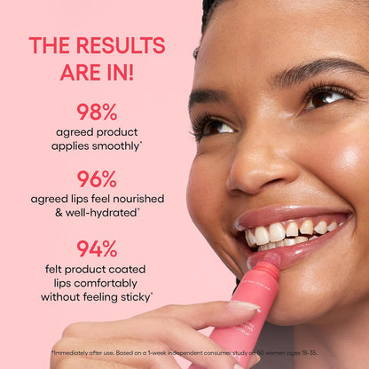LANEIGE Lip Glowy Balm – Holiday Gift for Teens and Adults, Mini Tinted Lip Balm for Secret Santa