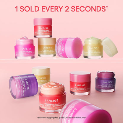 LANEIGE Lip Sleeping Mask – Affordable Holiday Care Package Add-On, Fun Flavor Variants for Women and Mom