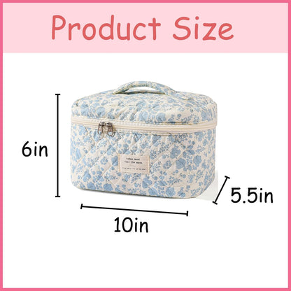 large-capacity main compartment suitable for full-size cosmetics