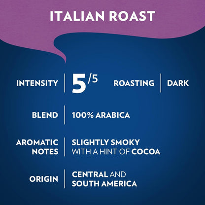 Lavazza Italian Roast Ground Coffee 12oz Bag — Premium Dark Roast Present for Coffee Enthusiasts and Foodies