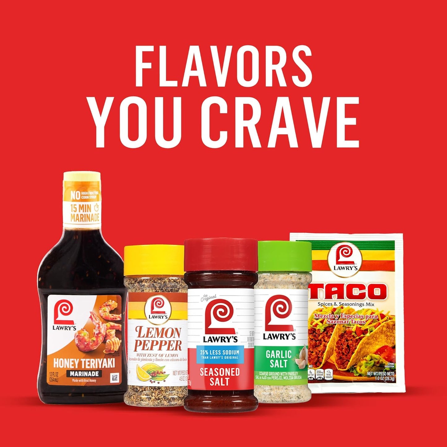 Lawry's 25% Less Sodium Seasoned Salt – Parent-Approved Spice Blend for Picky Eater Favorites