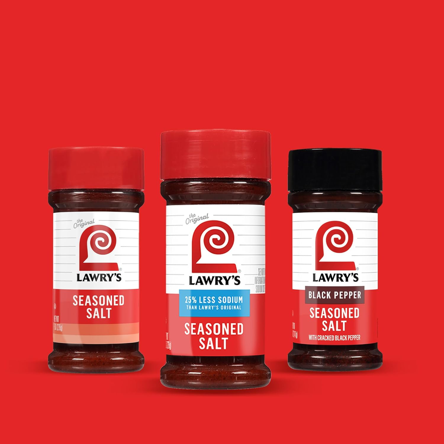 Lawry's 25% Less Sodium Seasoned Salt – Parent-Approved Spice Blend for Picky Eater Favorites