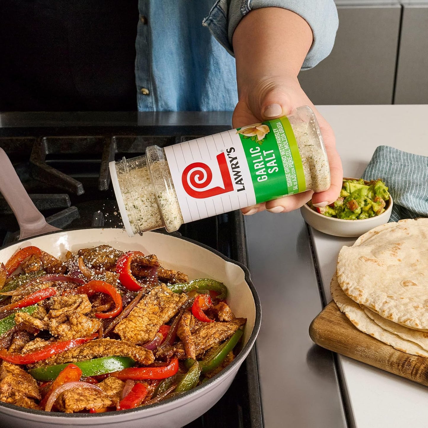 Lawry's Garlic Salt – Flavor Recovery Seasoning for Home Cooks Regaining Taste, 11 oz Shaker