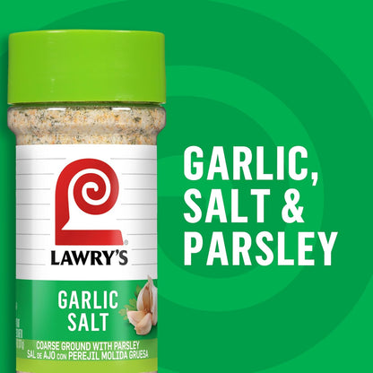 Lawry's Garlic Salt – Flavor Recovery Seasoning for Home Cooks Regaining Taste, 11 oz Shaker