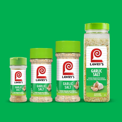 Lawry's Garlic Salt – Flavor Recovery Seasoning for Home Cooks Regaining Taste, 11 oz Shaker