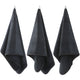 Pure Black - 3P-15x31 inches
