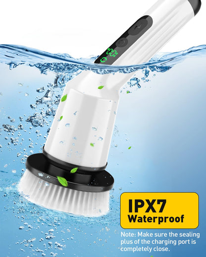 lcd display, stainless steel handle, pp durable body, 1.1 lb weight, and included hanging hook + storage bag