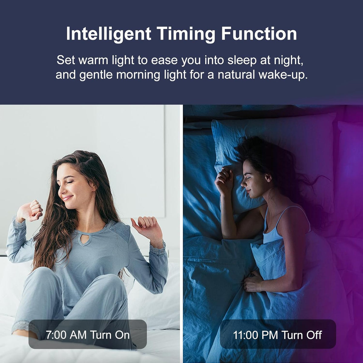 LEBOSP Music Sync LED Lights – Understated Bedroom Glow for Intentional Living, 22 Modes