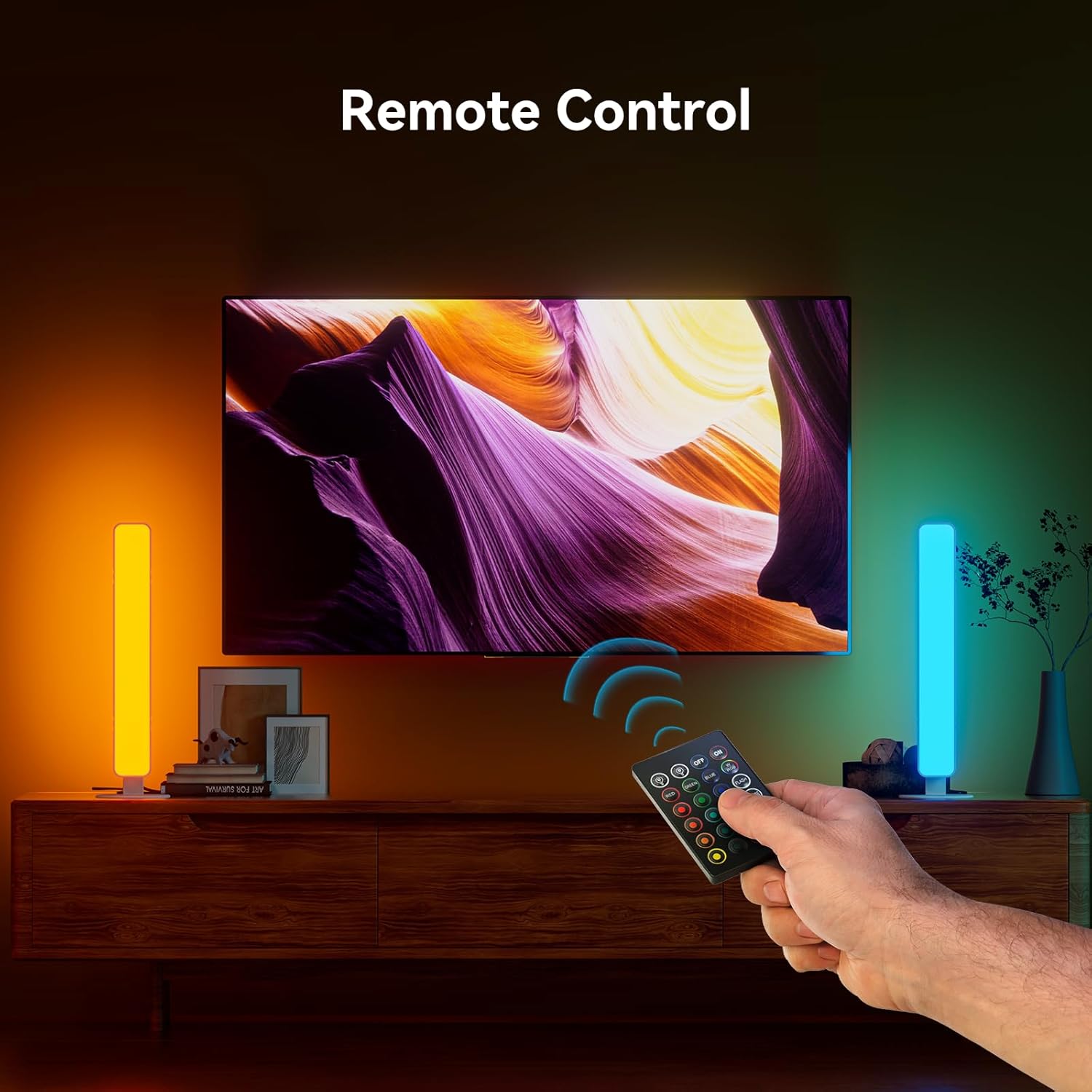 LED Light Bar with App and Remote – Unique Valentine's Day Gift for Him, Gaming Room Backlight with 15 Modes
