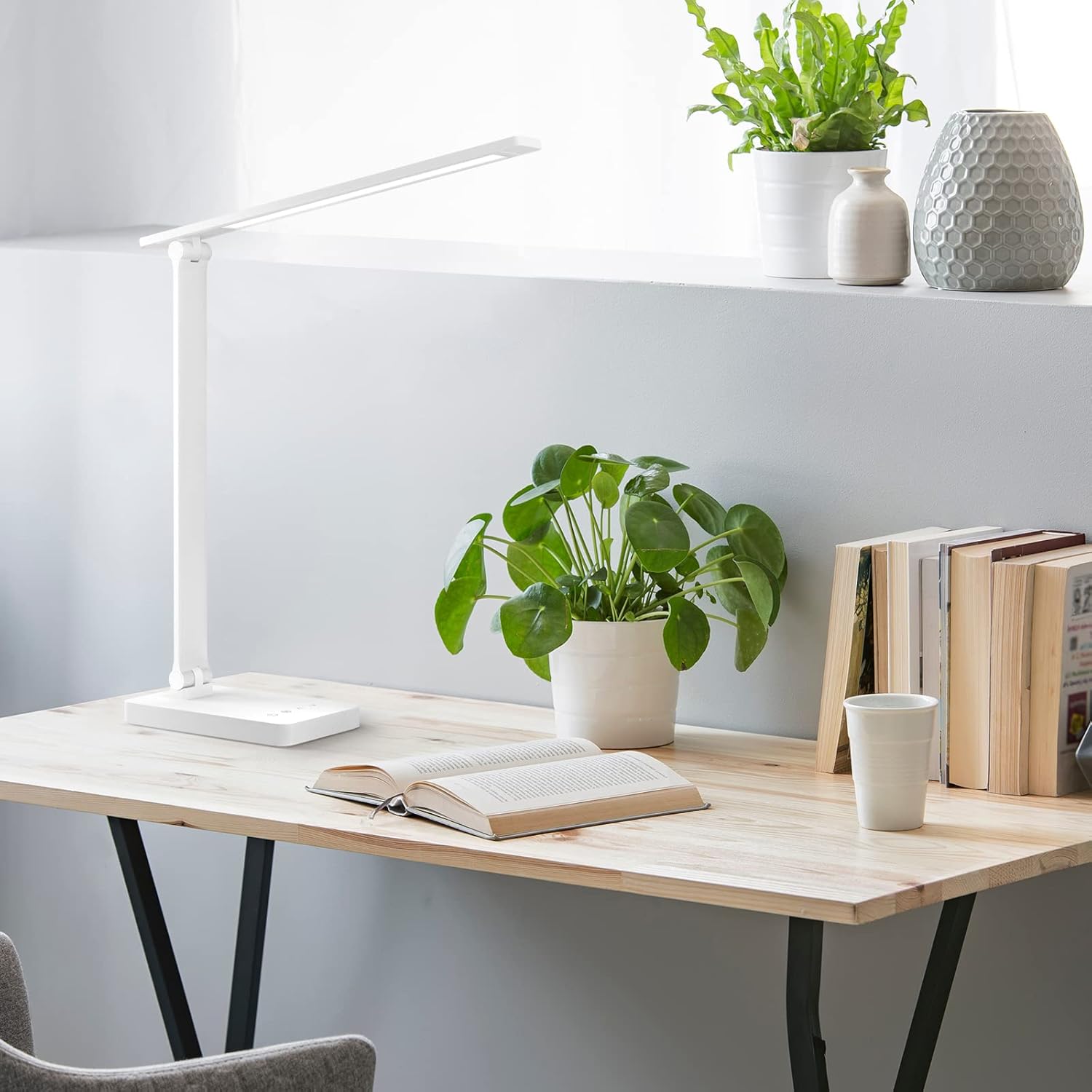 Lepro LED Desk Light – Work-from-Home Office Lamp for Screen Time Comfort, 5 Color Temperatures