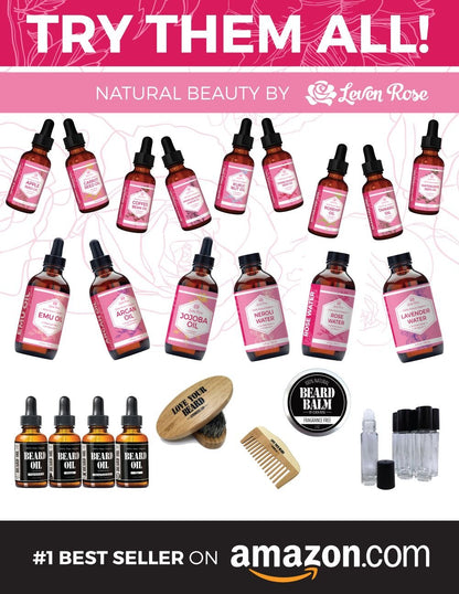 Leven Rose Pomegranate Seed Oil – Luxurious Self Care Indulgence for Dressing Table, Refined Anti Aging
