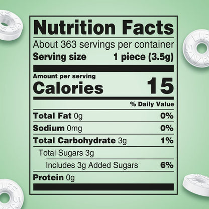 LIFE SAVERS Wint-O-Green Breath Mints – Travel-Friendly Picnic and Camping Companion, Sanitary Wrapped Pieces, 2.8 lb