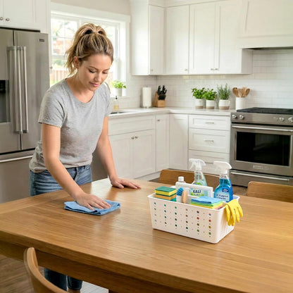 Lifewit Plastic Basket Caddy – Practical Birthday Gift for Her, Dorm Move-In Bathroom Storage