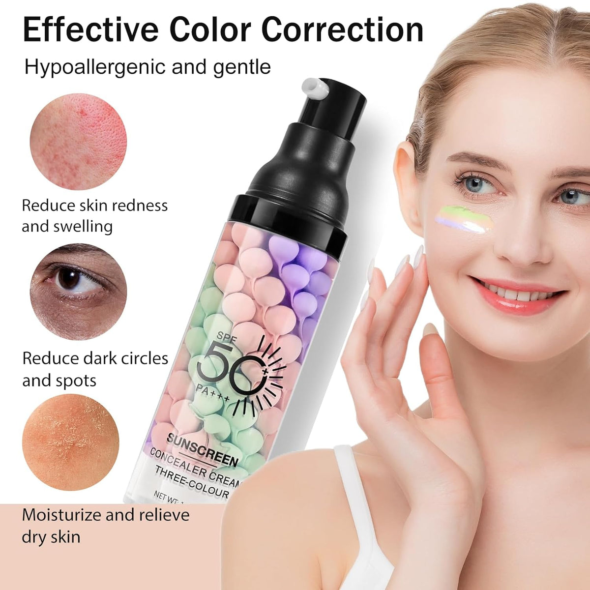 light, non-sticky cream texture for breathable all-day wear