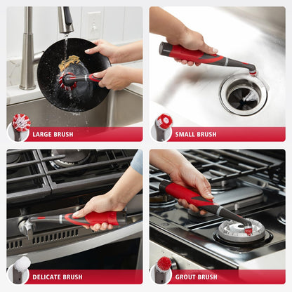 lightweight 11.84 oz cordless design powered by included aa batteries with ergonomic grip handle