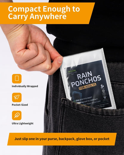 lightweight disposable-style material that folds flat for storage in cars, bags, or kits