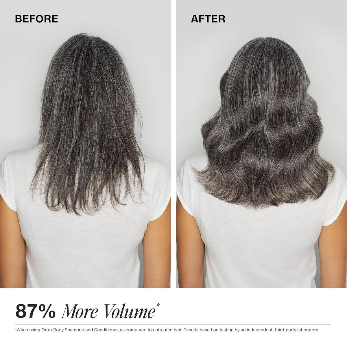 liquid shampoo format, color-safe and vegan