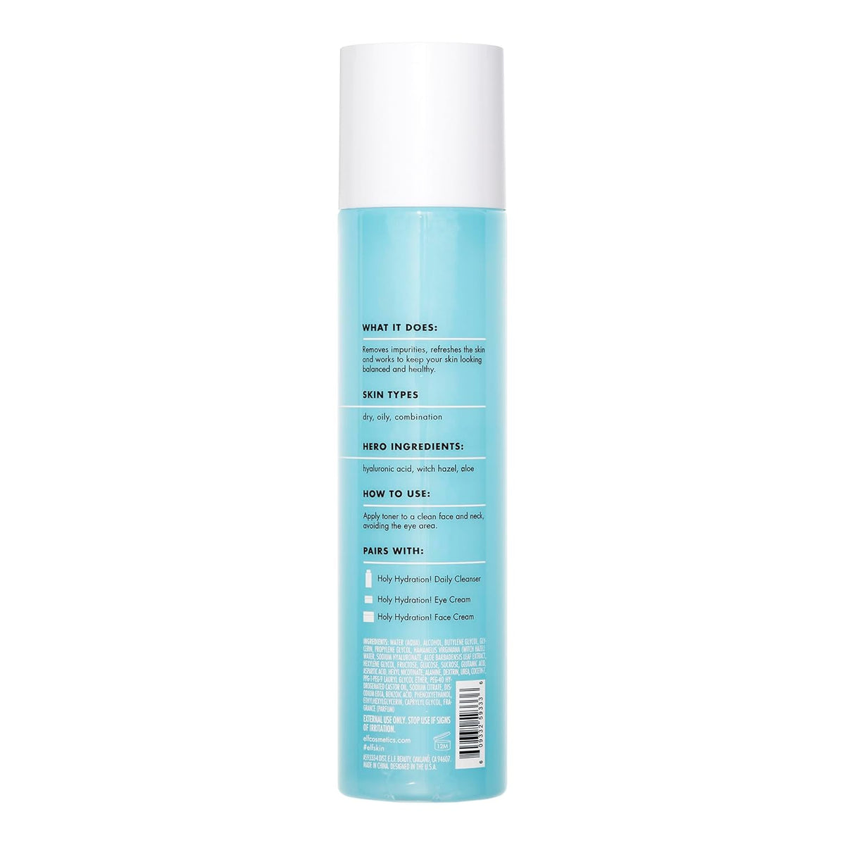 liquid toner format dispensed after cleansing and before moisturizer