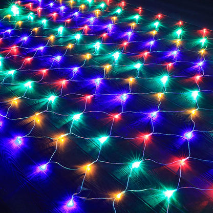 LJLNION Safe Holiday Net Lights – 5W Low-Wattage Mesh with No Heat Output for Bedroom and Sleep-Time Use