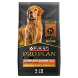 Purina Pro Plan Adult Dog Food Shredded Chicken and Rice Formula with Probiotics - Housewarming Gift for Pet-Friendly Homes - 5 lb