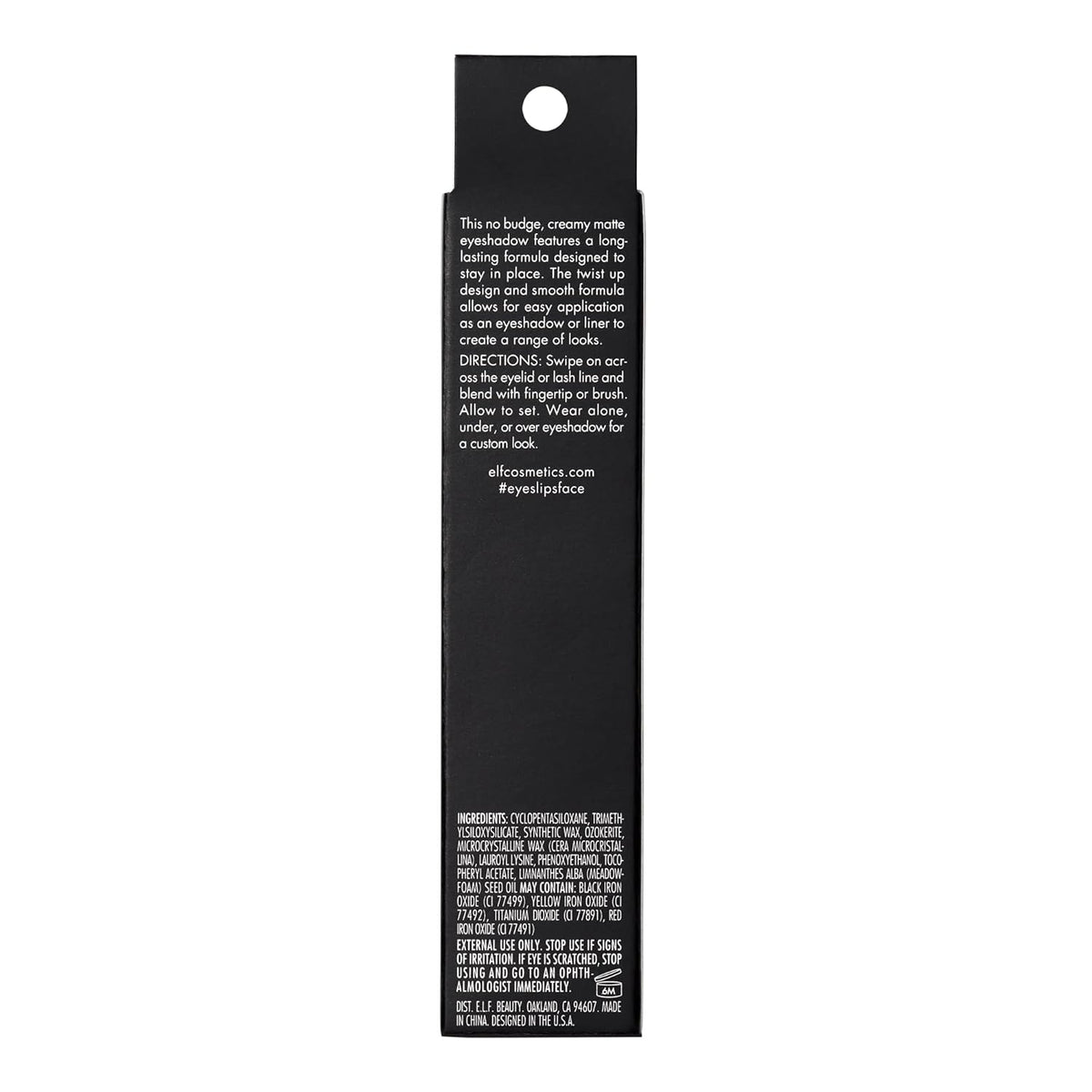 long-wear, crease-resistant, smudge-proof finish