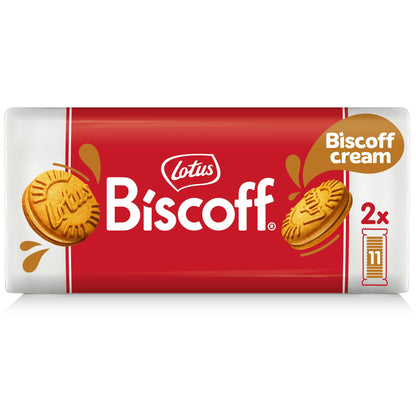 Lotus Biscoff Sandwich Cookies Vanilla – Mindful Afternoon Tea Break Snack, Balanced Sweetness with Warm Cinnamon Spice