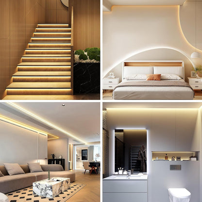 LotusLamp X Dimmable LED Strip – Flameless Ambient Lighting for Nurseries and Pet-Friendly Homes, 100ft