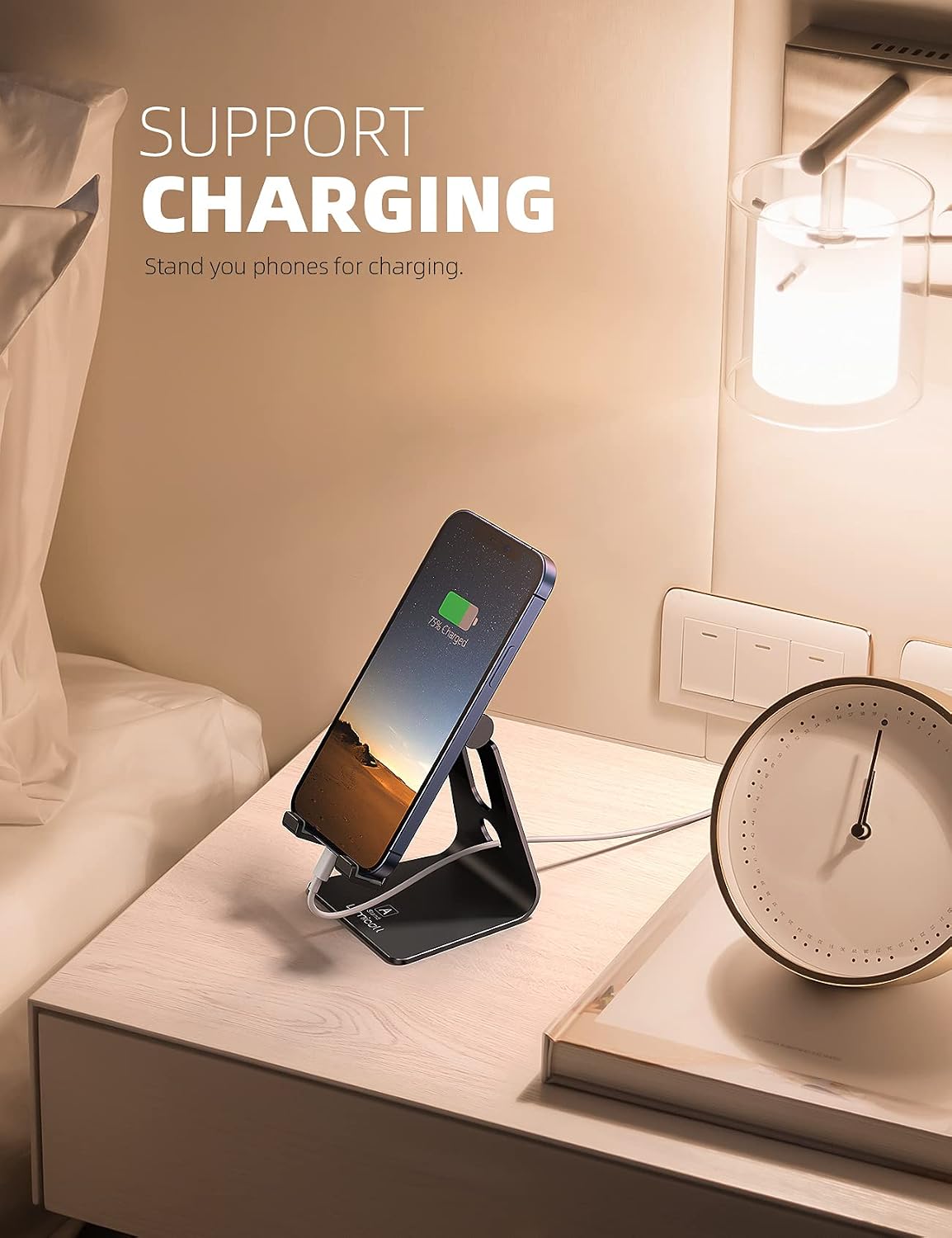low gravity center base for tip-resistant stability