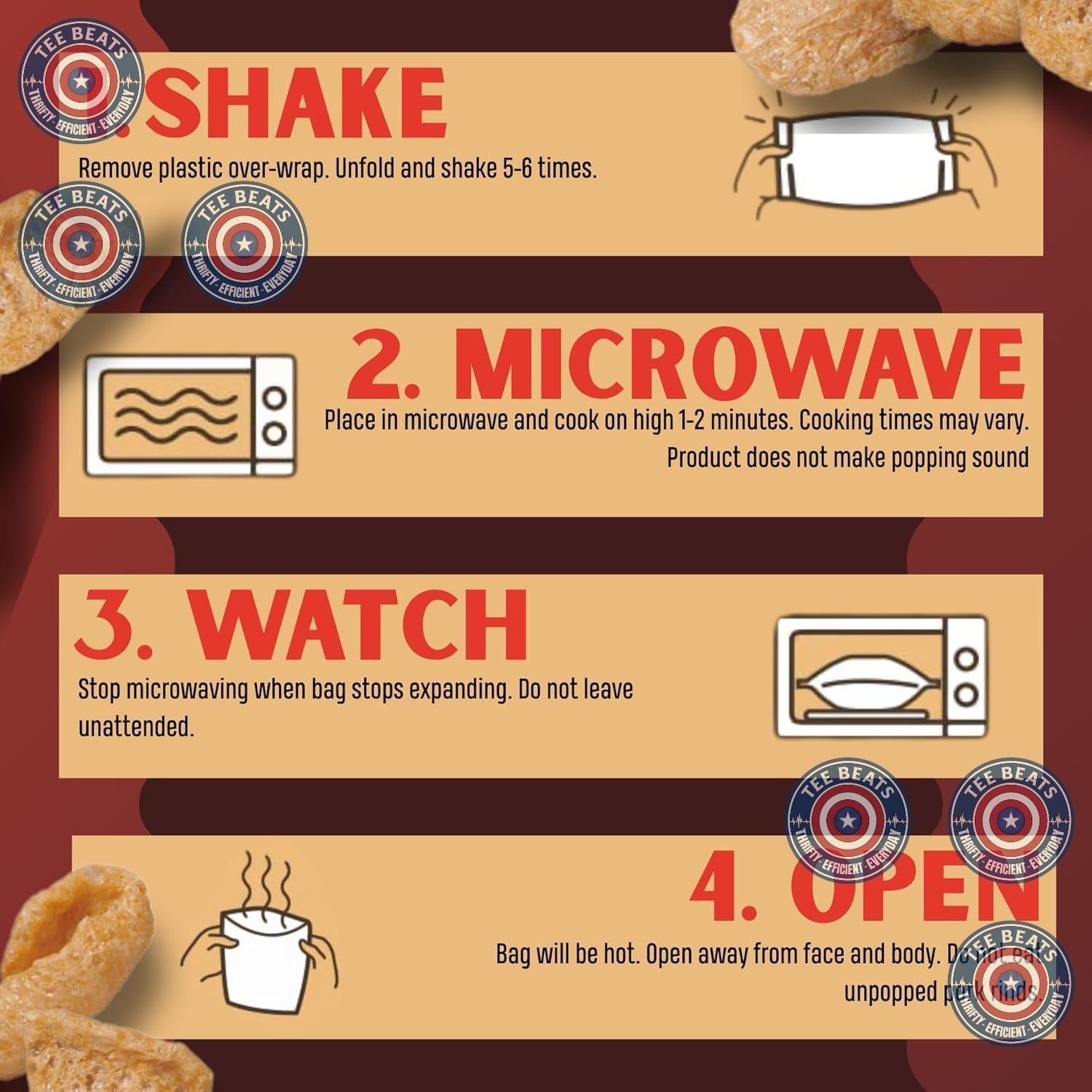 Lowrey's Bacon Curls Microwave Pork Rinds (Chicharrones) – Housewarming Gift for the Snack Enthusiast Who Has Everything
