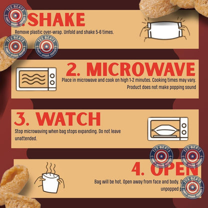 Lowrey's Bacon Curls Microwave Pork Rinds (Chicharrones) – Housewarming Gift for the Snack Enthusiast Who Has Everything