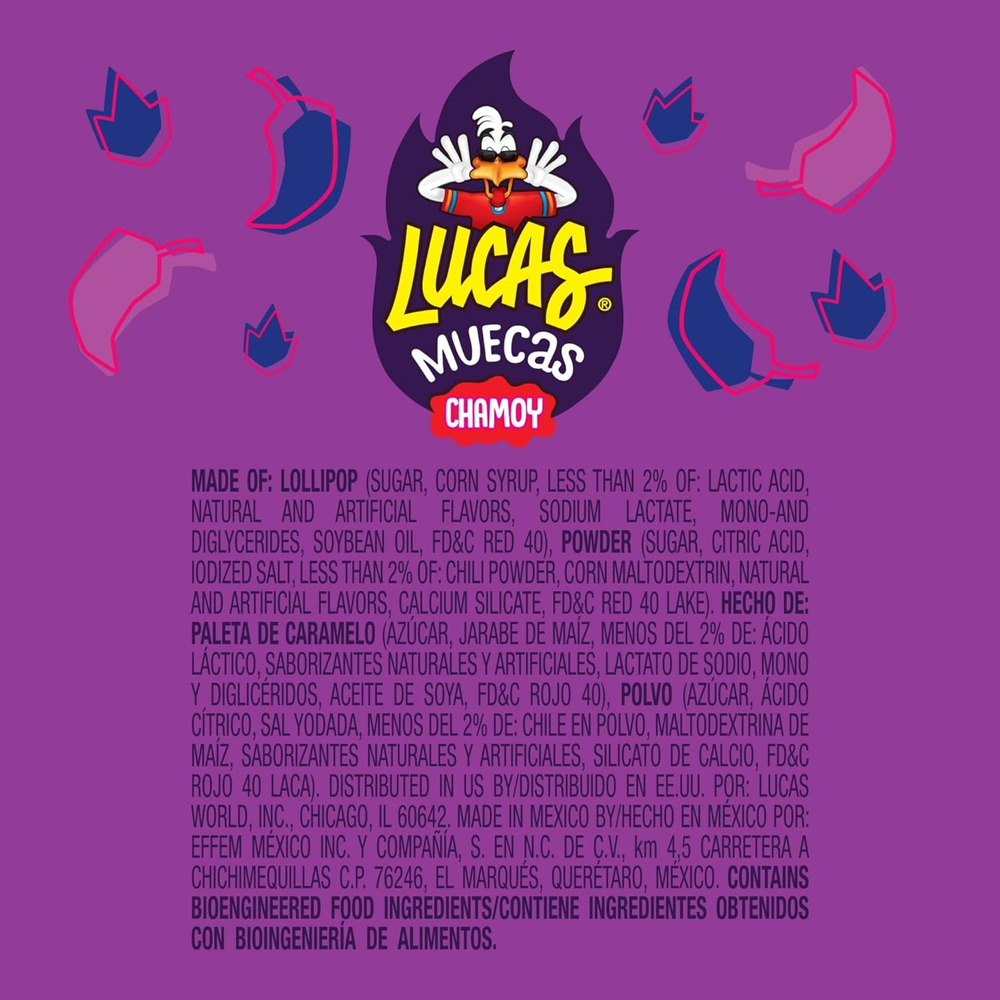 Lucas Muecas Chamoy Lollipops – Mexican Candy for Kids Halloween Treats, Birthday Party Bowls, and Classroom Rewards