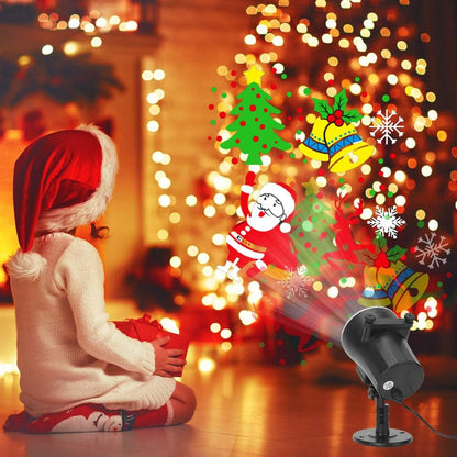 Lumaflair AuraGlow LED Holiday Projector – Cool-Run, No-Fire Alternative to Candles and String Lights