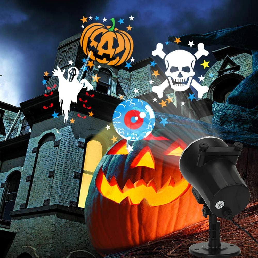 Lumaflair AuraGlow LED Holiday Projector – Cool-Run, No-Fire Alternative to Candles and String Lights