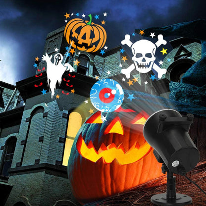 Lumaflair AuraGlow LED Holiday Projector – Cool-Run, No-Fire Alternative to Candles and String Lights